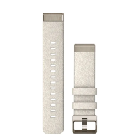 QuickFit® 20 Watch Bands Cream Heathered Nylon with Soft Gold Hardware- 010-13279-08 - Garmin